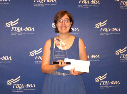 Merrill?s Rehwinkel recognized at FBLA National Leadership Conference