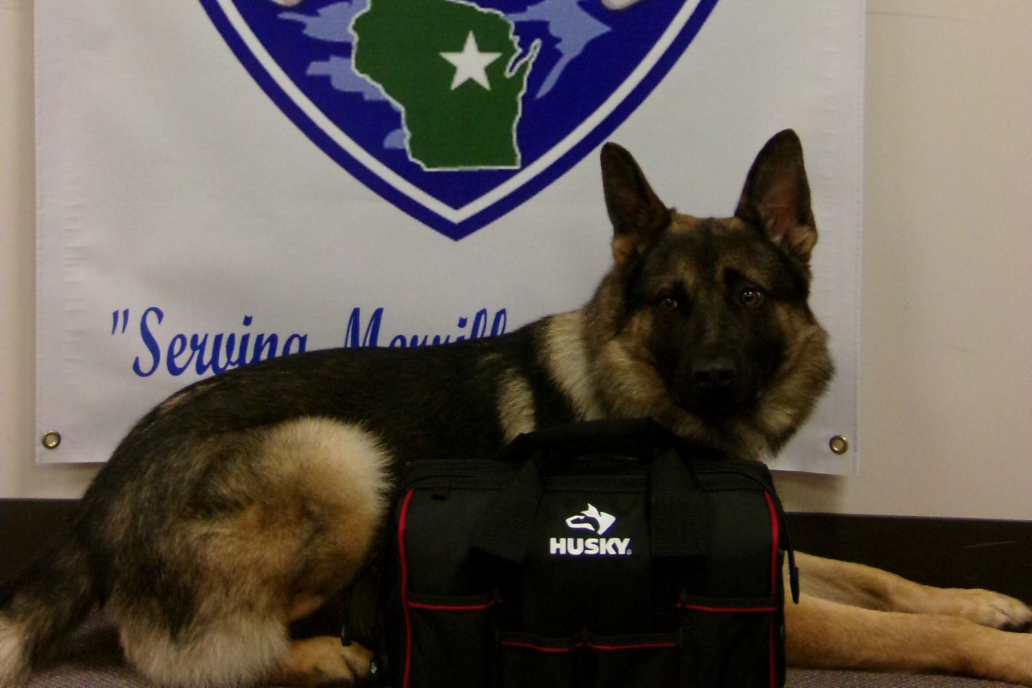 Police K9 receives first aid pack