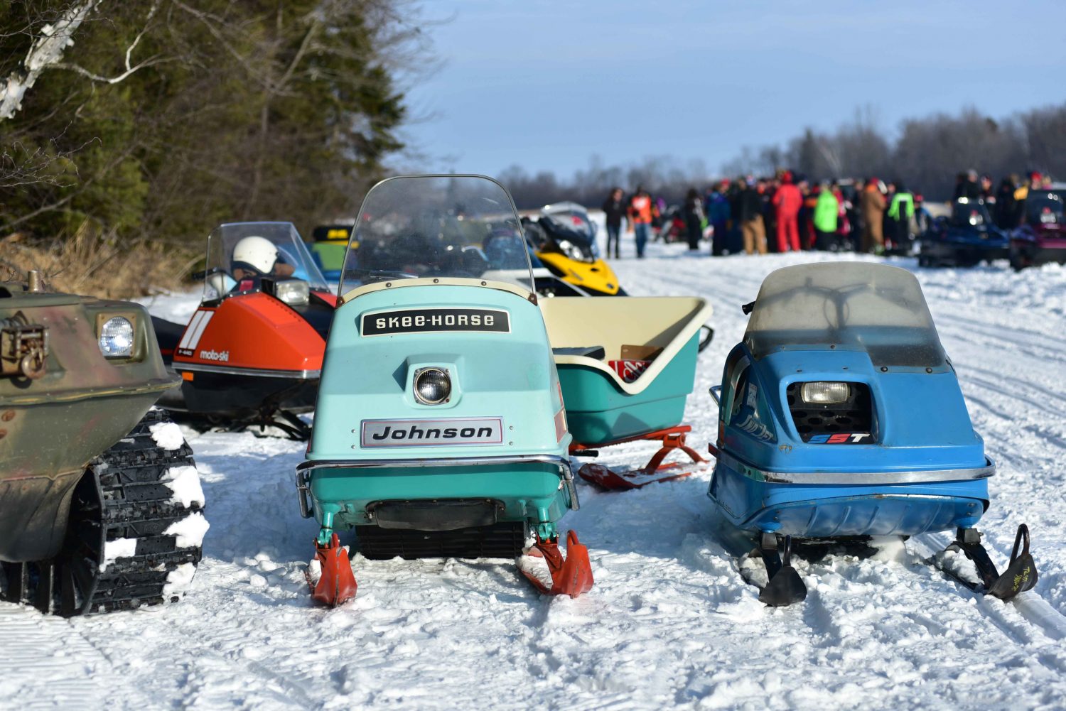 Baron’s Dugout Bar annual snowmobile run
