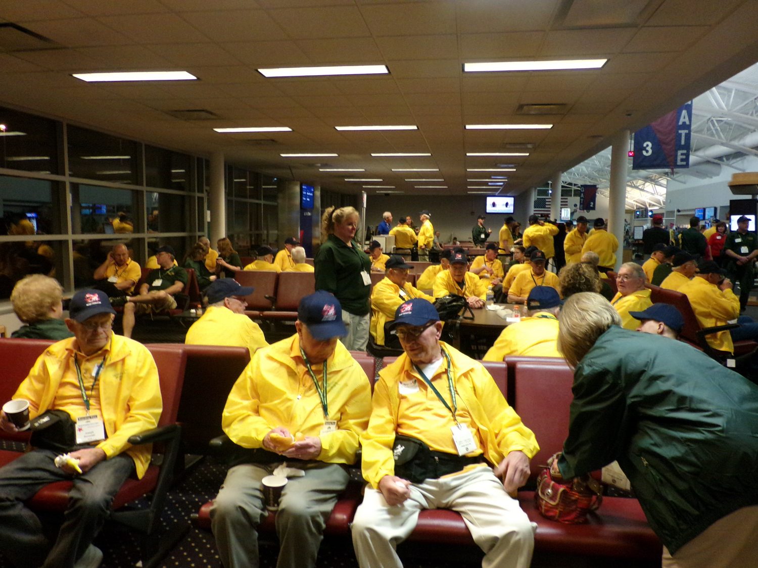 Countdown to take-off for honor flight veterans