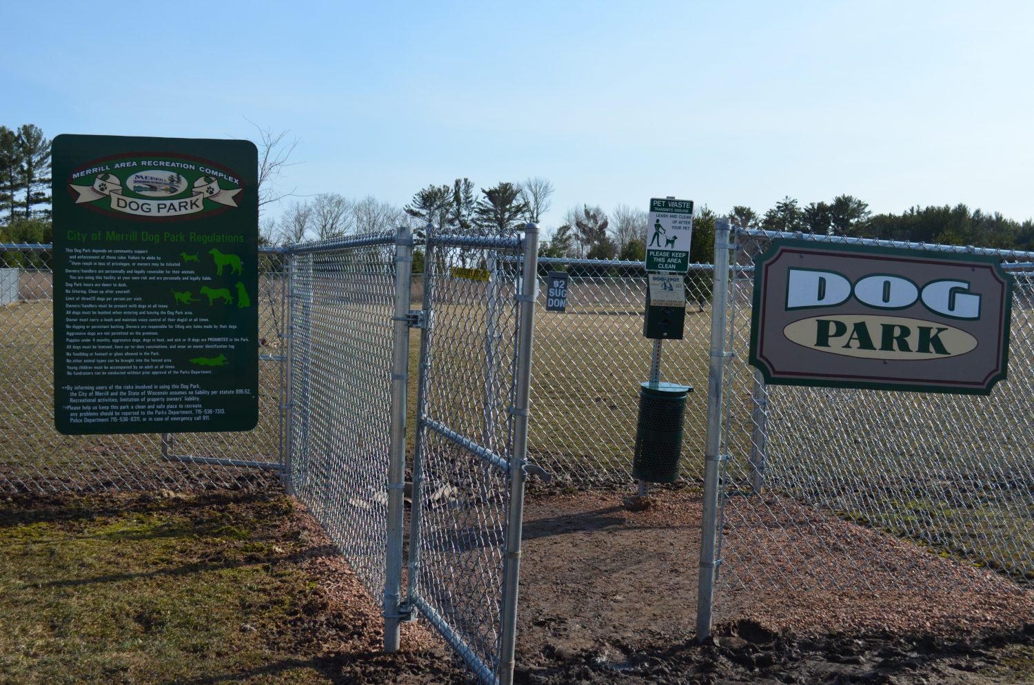 Group seeks support to add amenities to Merrill Dog Park