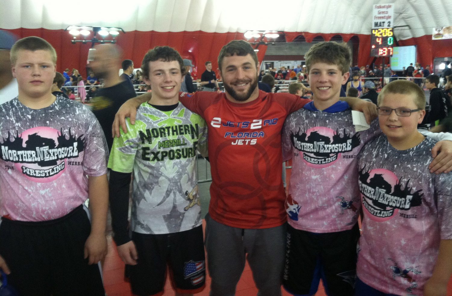 Four Merrill wrestlers compete in the Freestyle and Greco-Roman State Championship Tournament