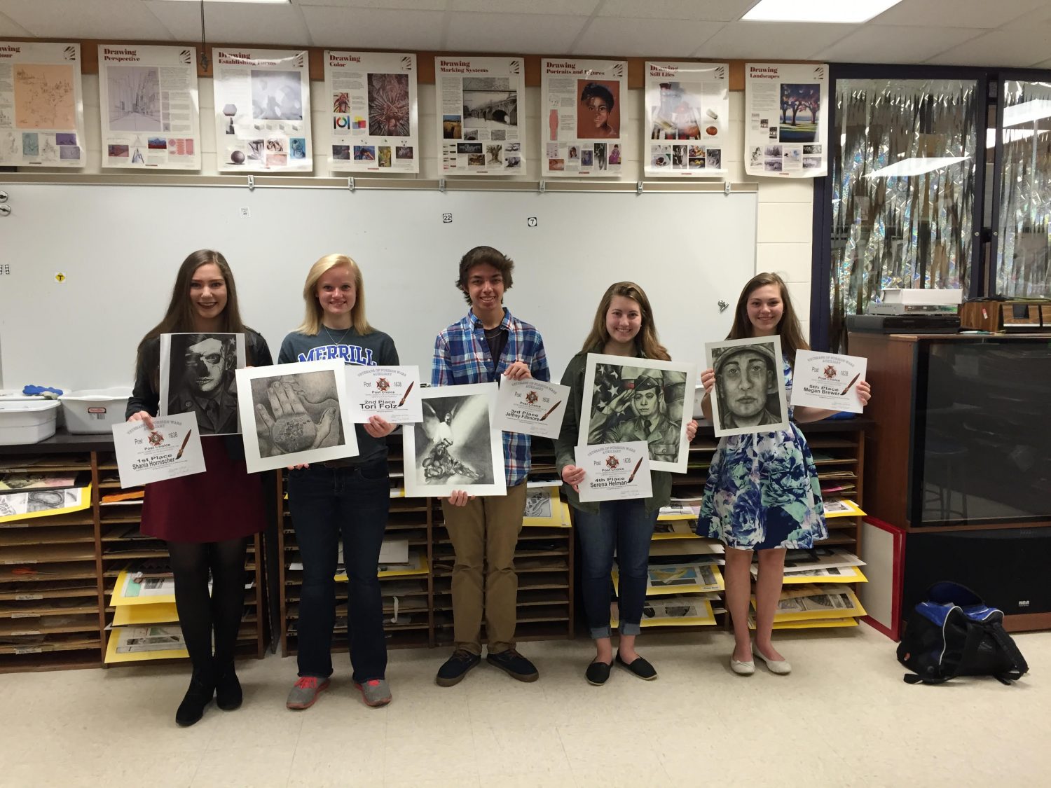 Young artists recognized in VFW art contest
