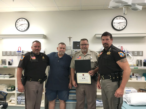 Emergency responders recognized with life saving award