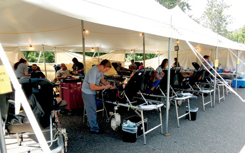 The Community Blood Center hosts 24th Annual Merrill MASH Blood Drive