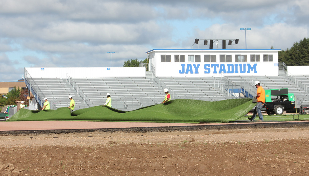 Jay Stadium rebuilt from the ground up