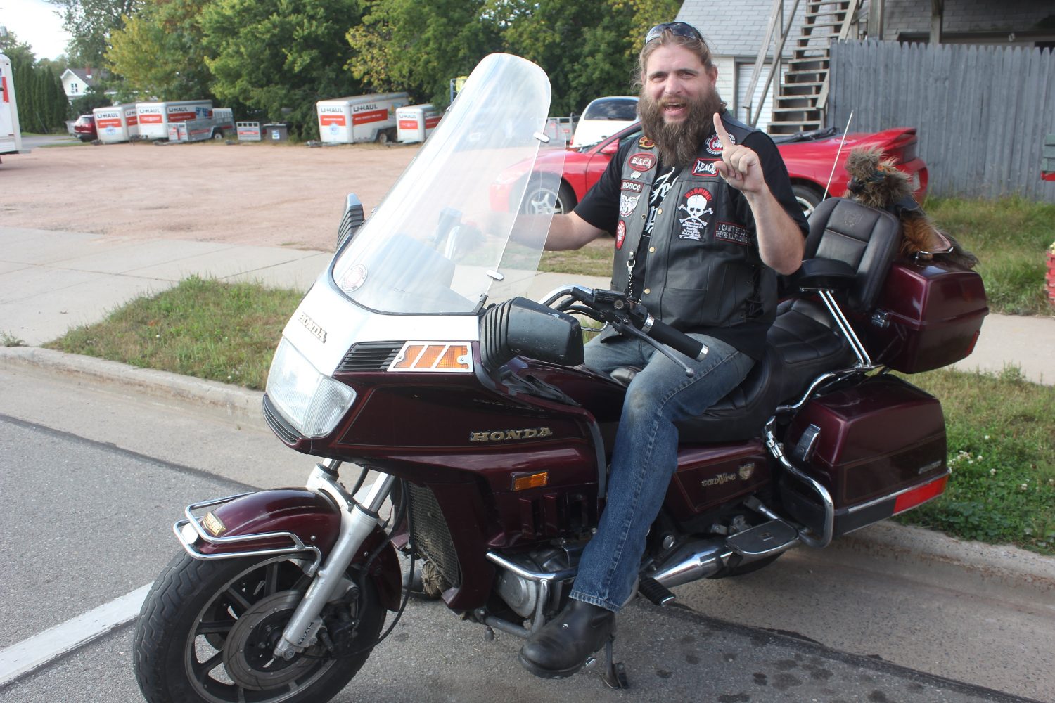 Local biker leads ride to benefit abused children