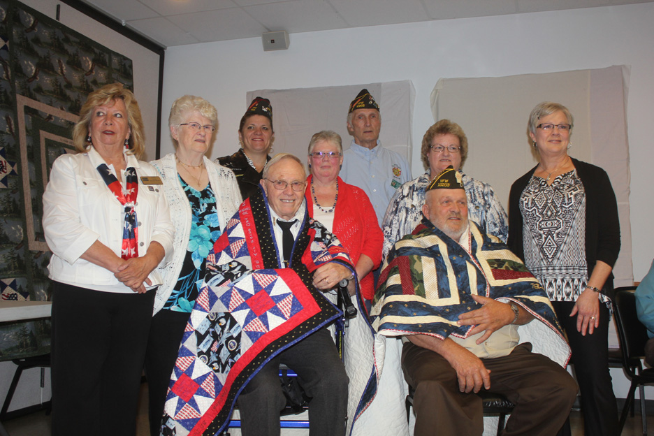 Special quilts presented to local veterans