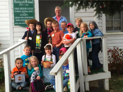 Maple Grove students visit Brickyard School