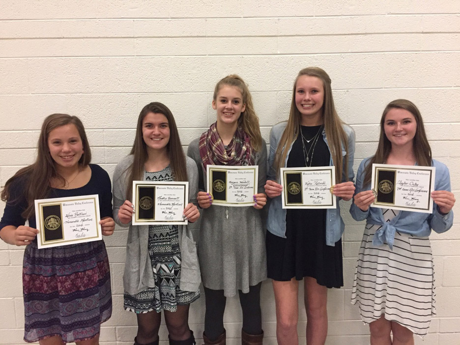 MHS volleyball all-conference honors