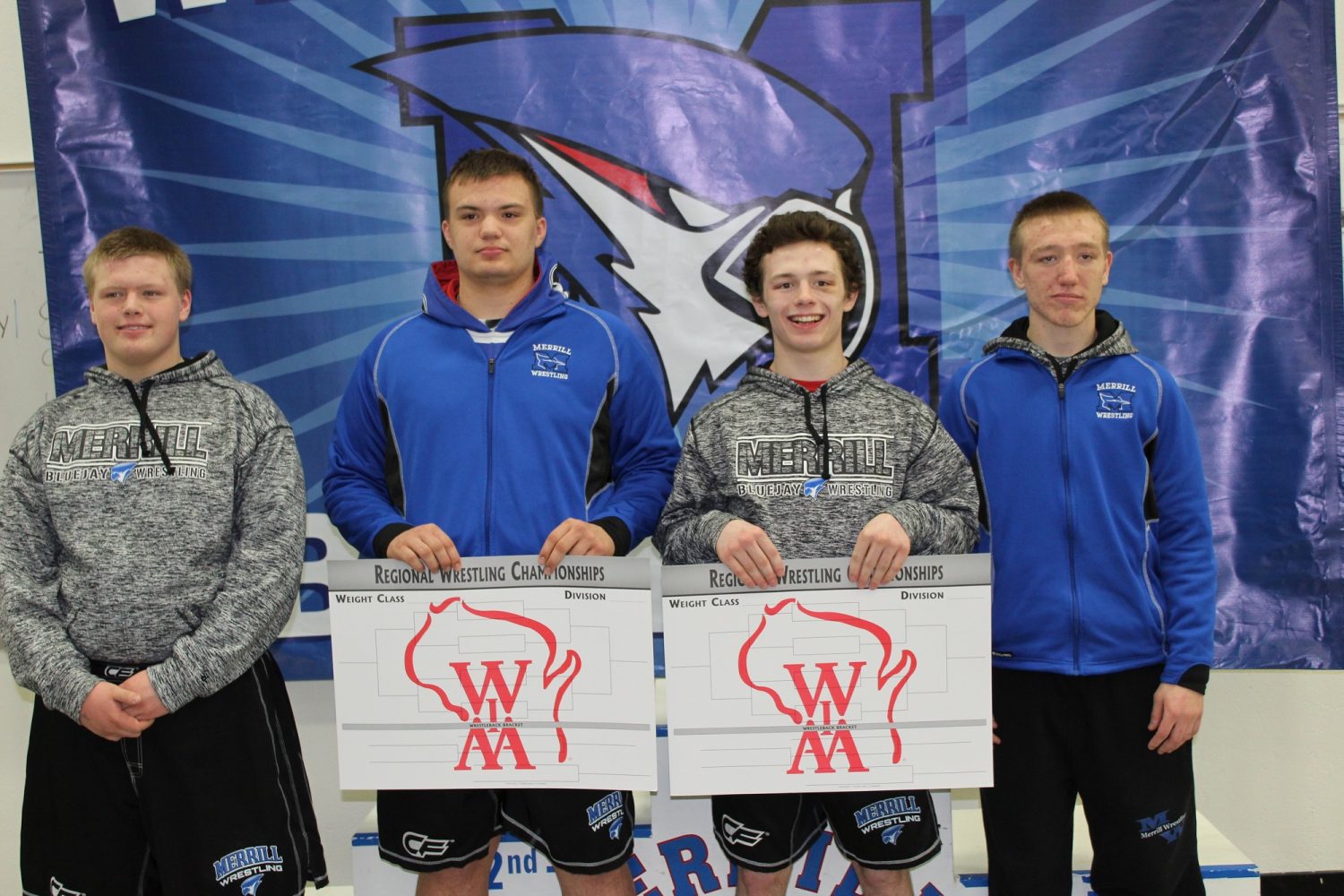 Four Bluejay wrestlers headed to sectionals