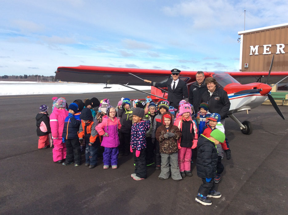 PRSYL children experience aviation at Merrill Airport