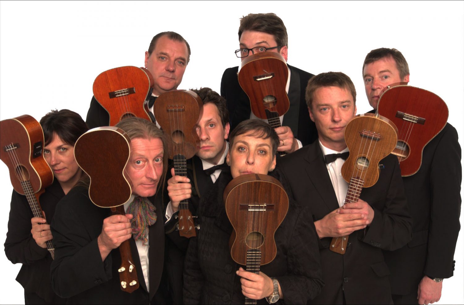 Ukulele Orchestra of Great Britain invades Merrill