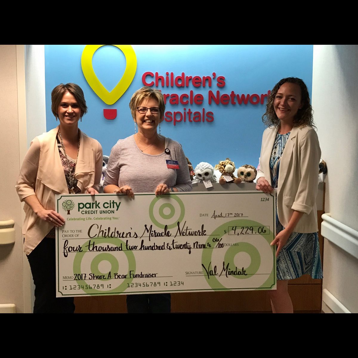 PCCU raises over $4,000 for Children’s Miracle Network