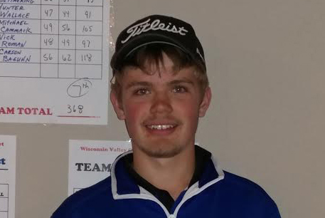 Detterming tied for lead in state golf tournament