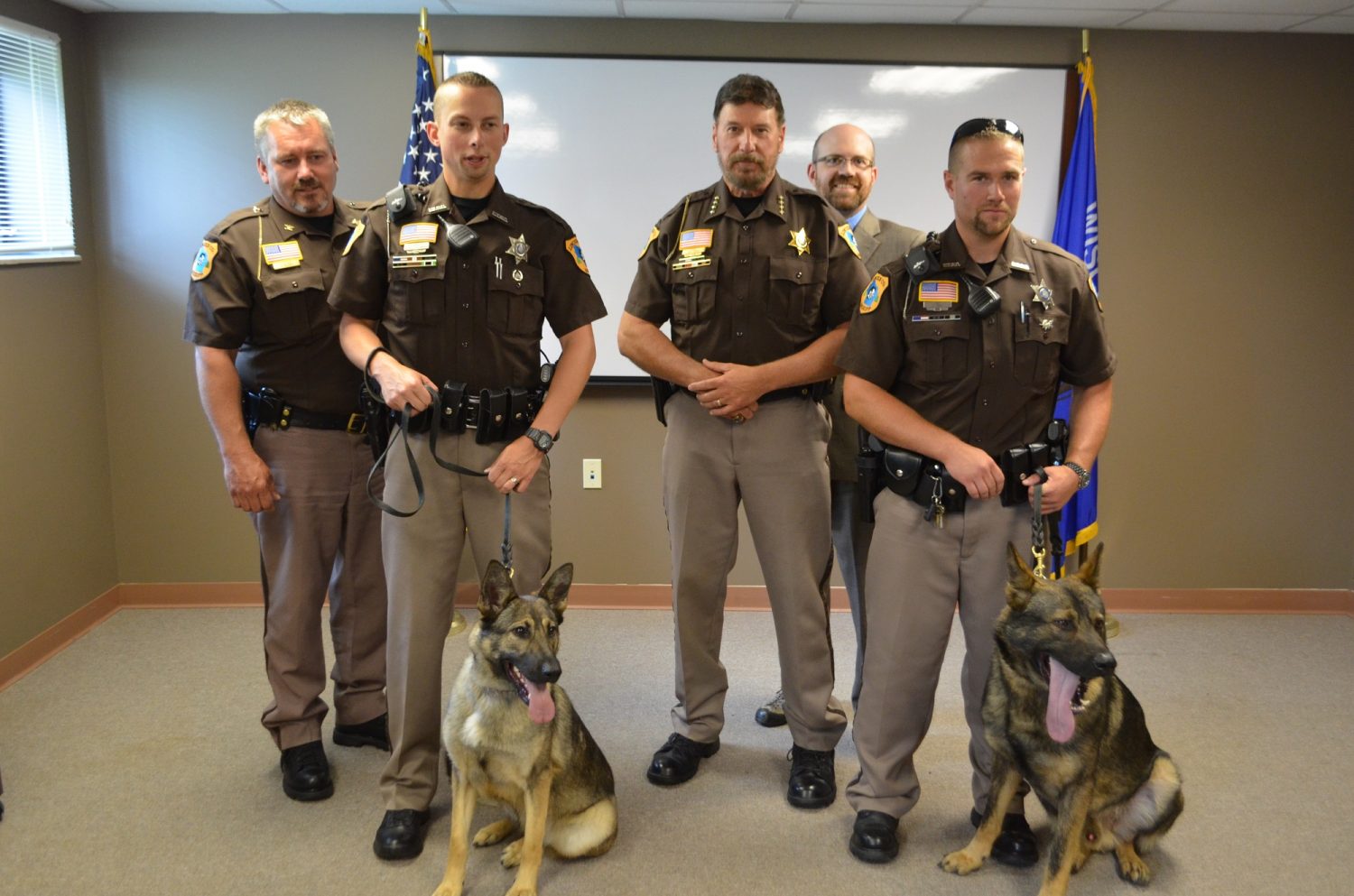 Sheriff’s Office welcomes arrival of newest deputies; ‘Poncho’ and ‘Nina’
