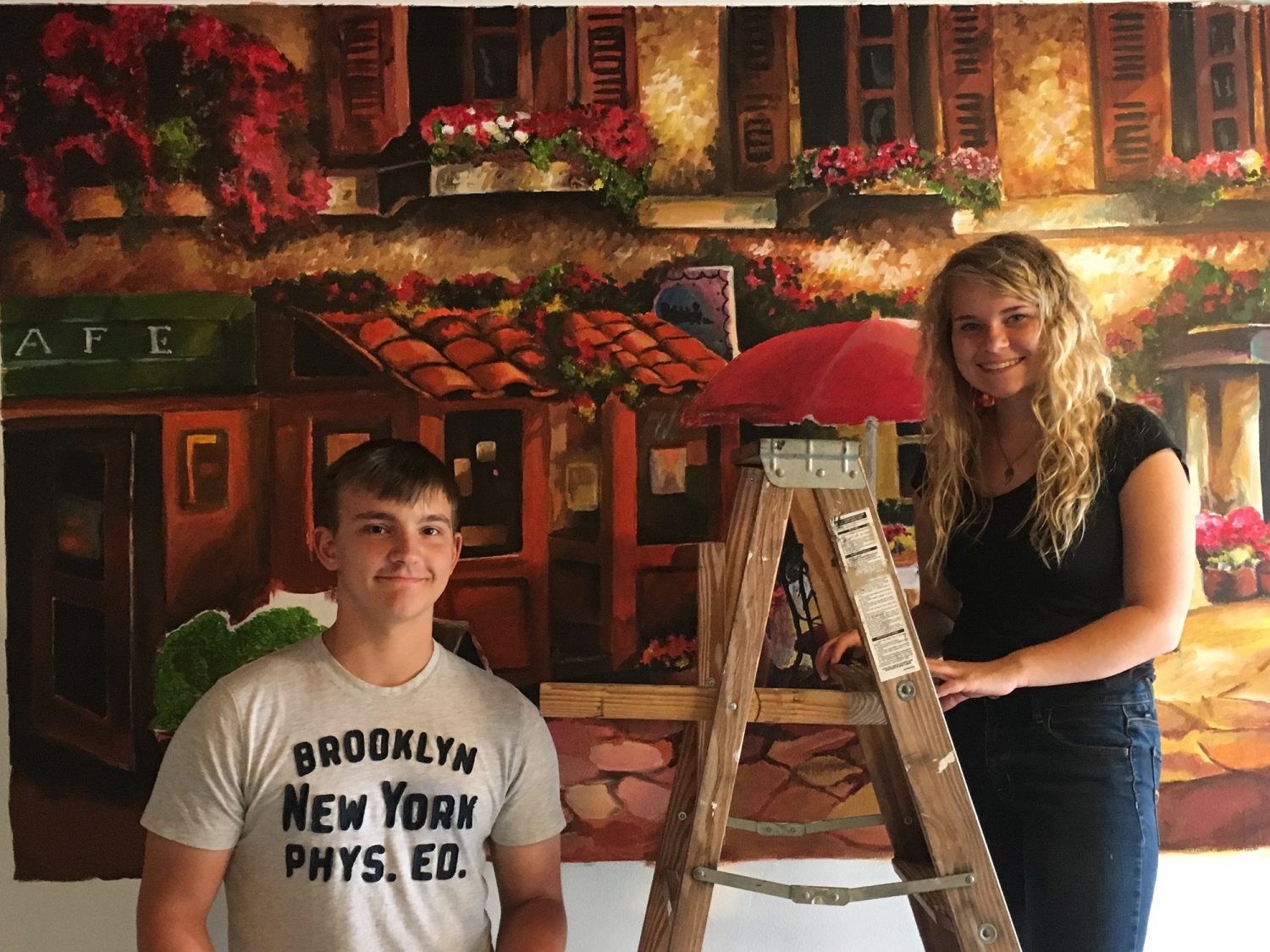 Local art students leave mark on First Street Coffee Station