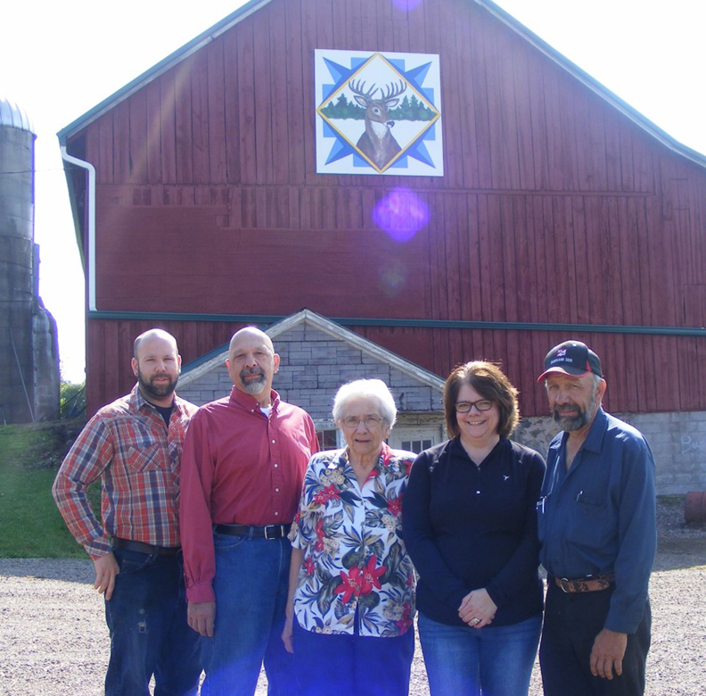 Buck family quilt is fourth barn quilt hung in Lincoln County