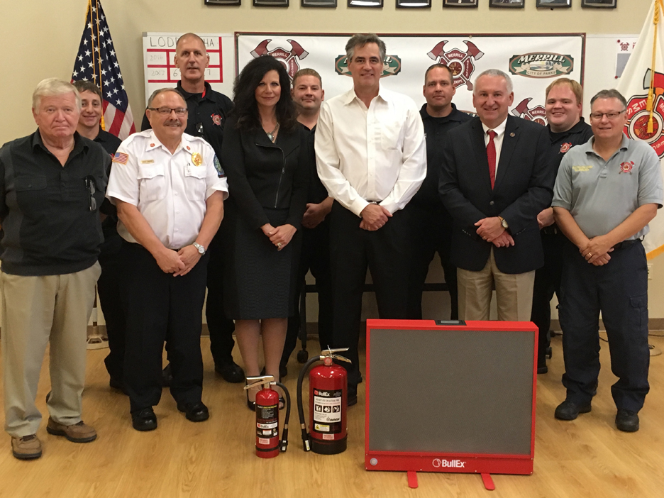 MFD has new high-tech tool for extinguisher training