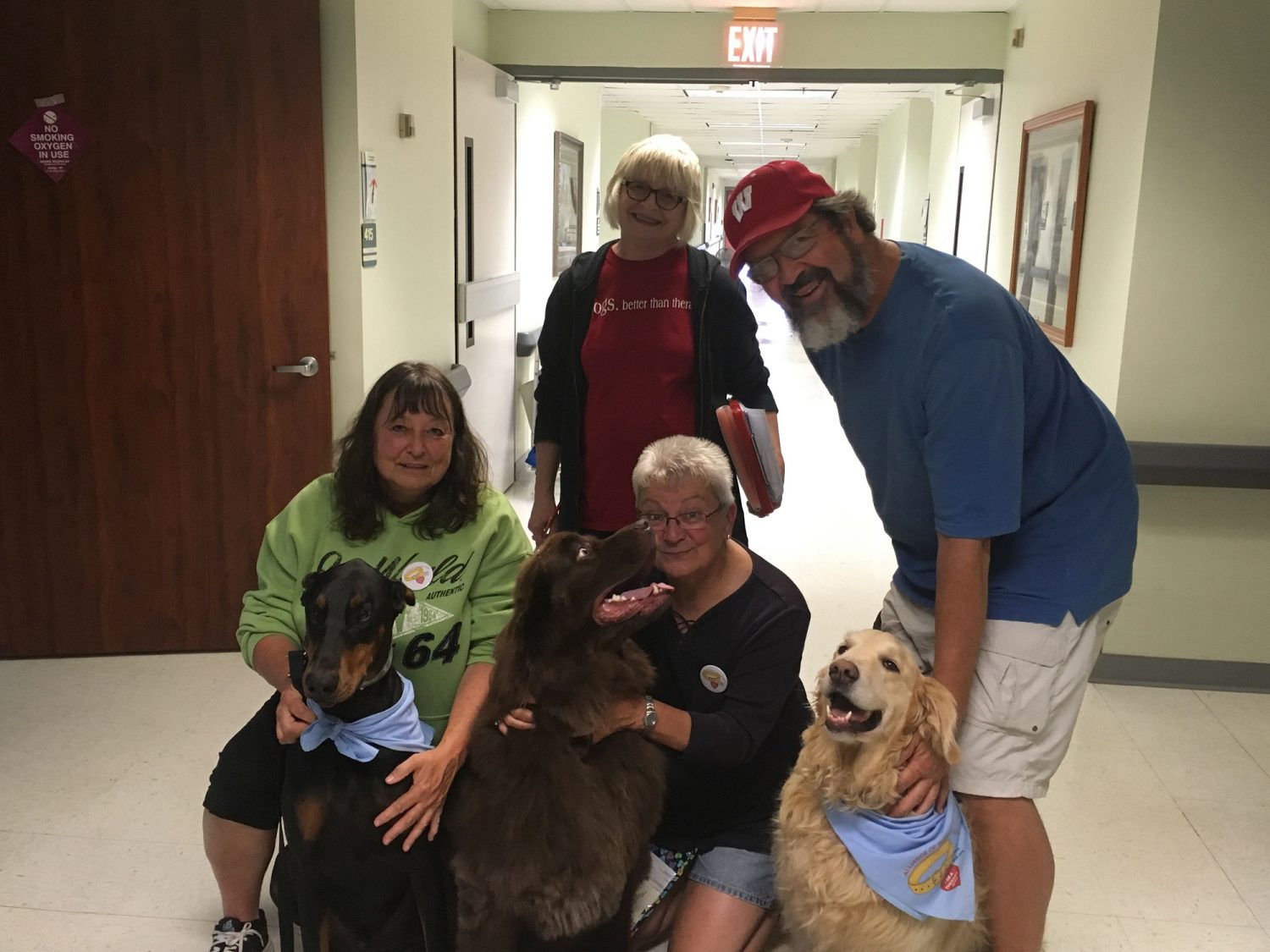 Canine therapists drop in for a Pine Crest visit