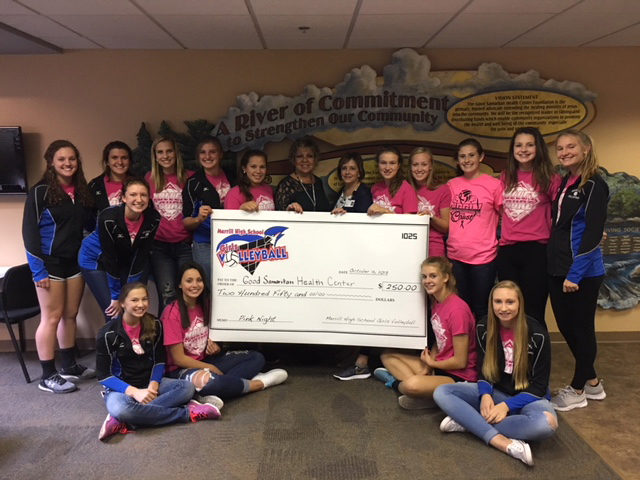 Volleyball team raises funds for fighting cancer