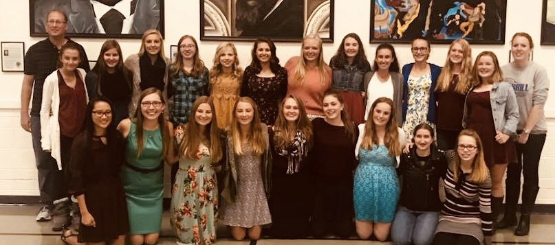 Merrill tennis holds year end banquet
