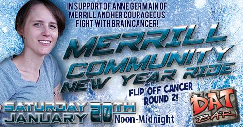 2nd Annual New Year Ride to benefit Anne Germain