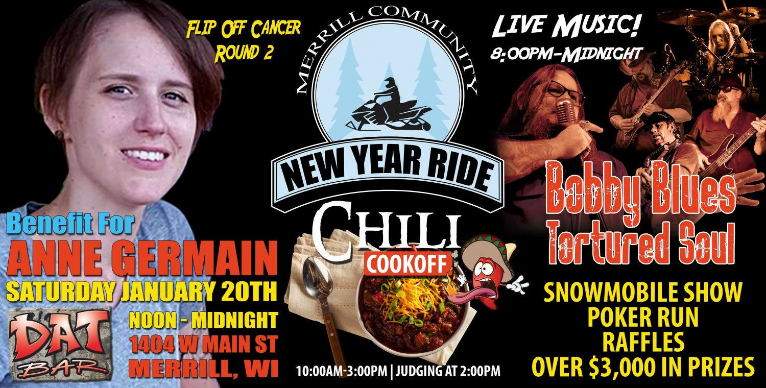 2nd Annual Merrill Community New Year Ride to host Germain benefit