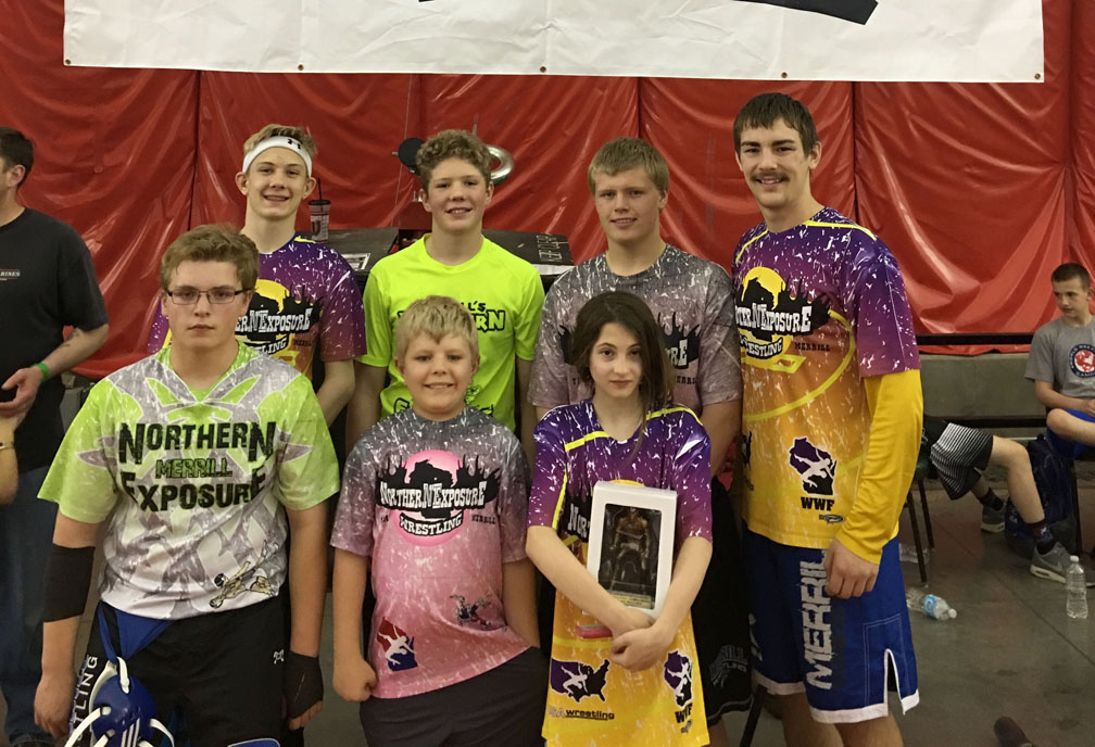 Merrill wrestlers compete at state tournaments