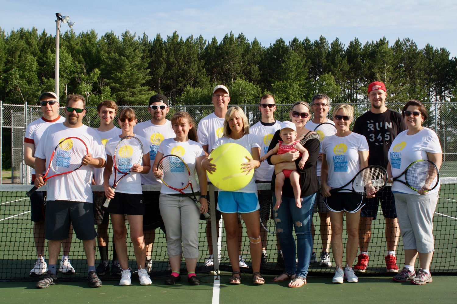 Merrill Parks and Recreation holds summer tennis league