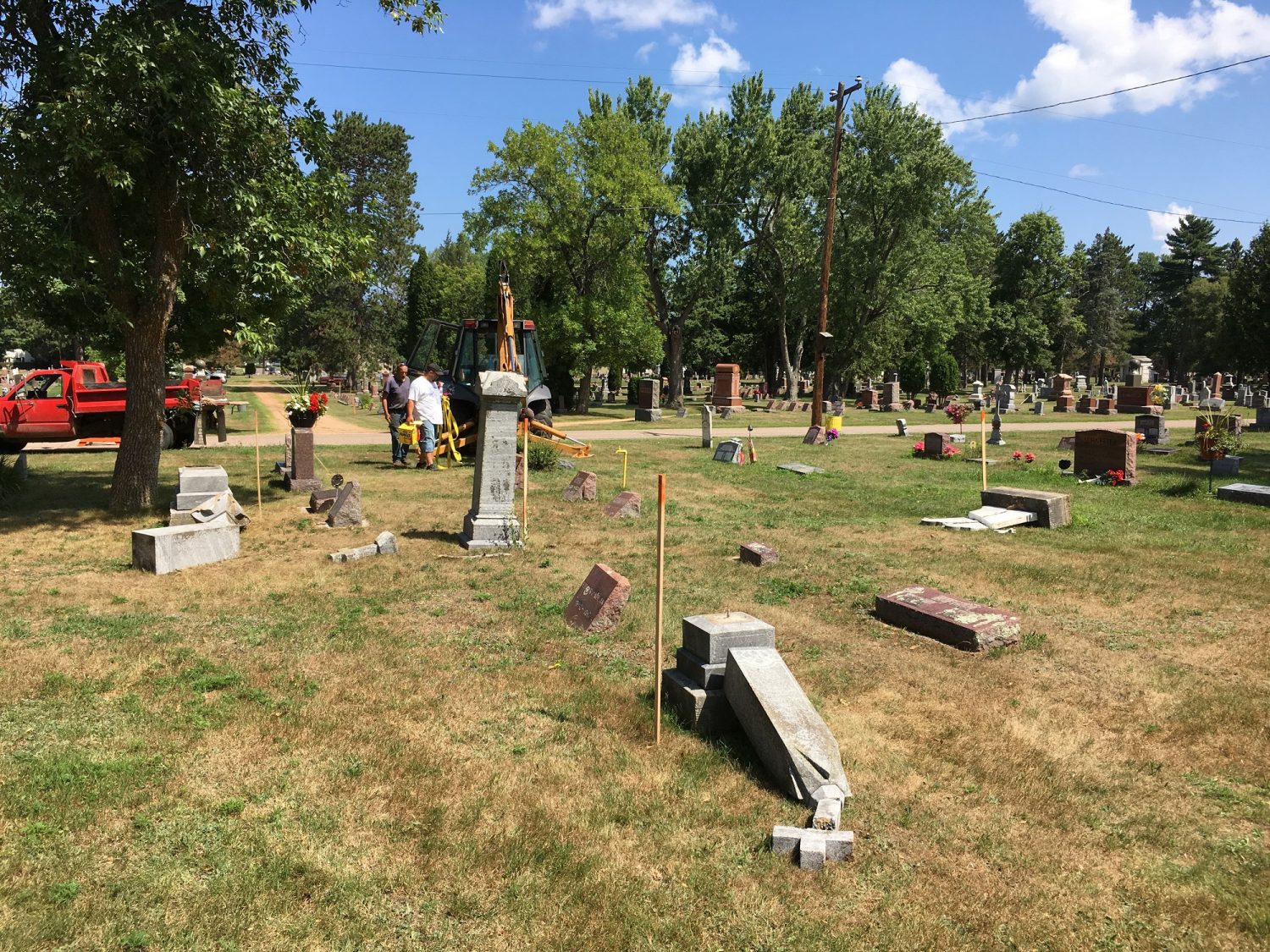 Cemetery vandalism estimates expected to top six figures