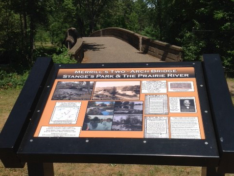 Historical sign tells tale of Stange’s Park