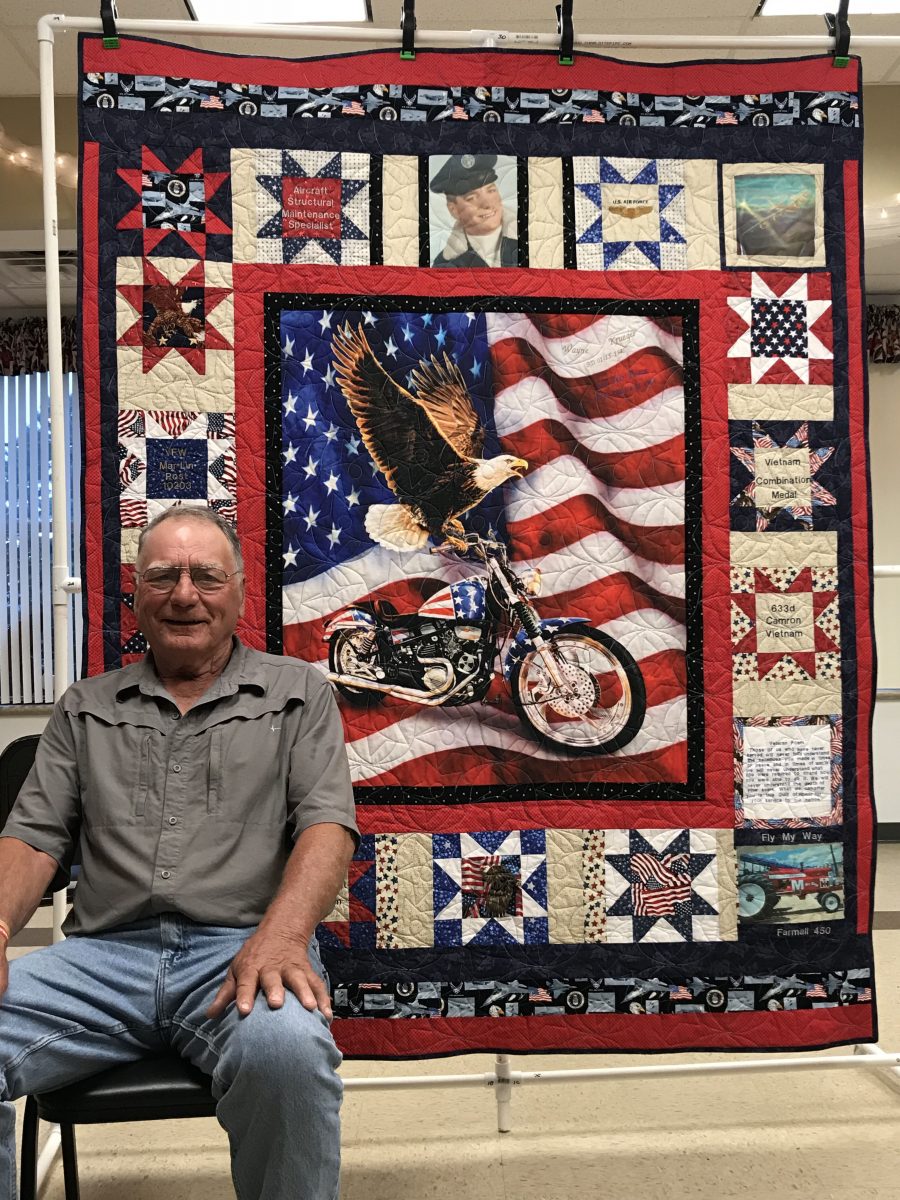 Two local veterans receive Quilts of Honor