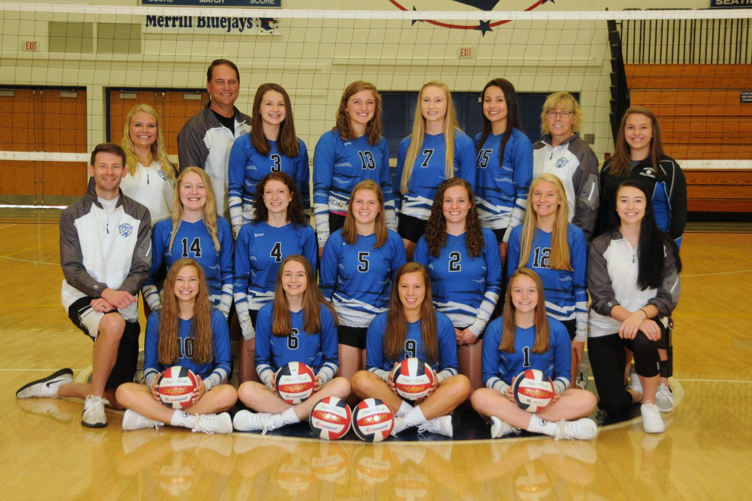 Merrill volleyball sweeps Everest