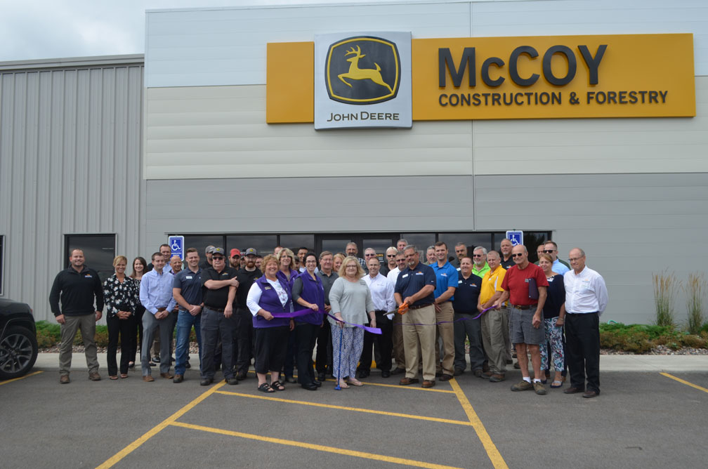 McCoy cuts ribbon on Merrill John Deere Construction & Forestry store