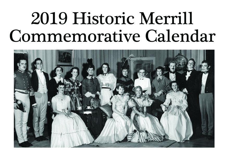 Merrill Historical Society 2019 calendar now available