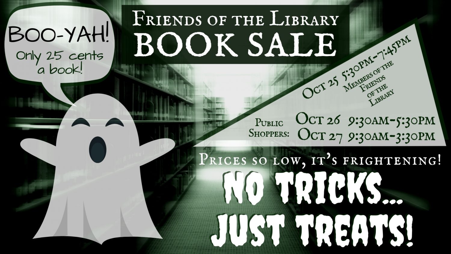 Friends of the Library putting on ‘ghoulishly low-priced’ book sale