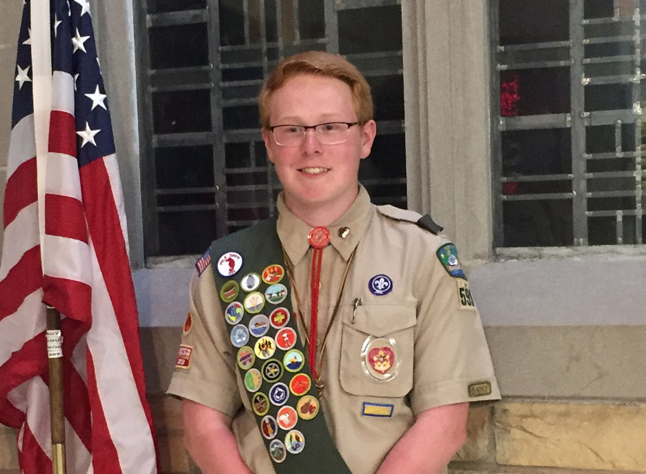 Wickman attains Eagle Scout rank
