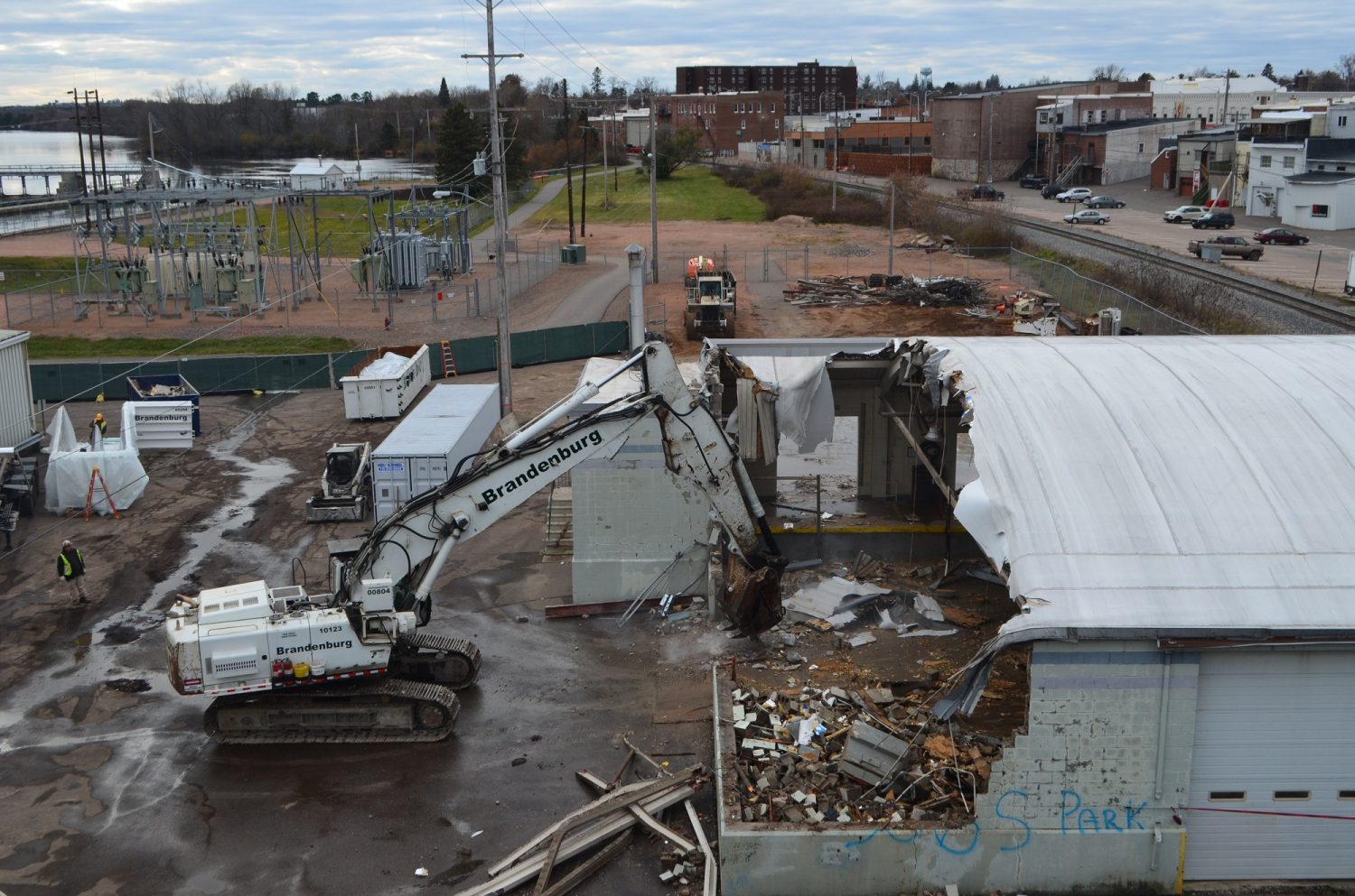 Demolition wraps up on former riverfront WPS buildings