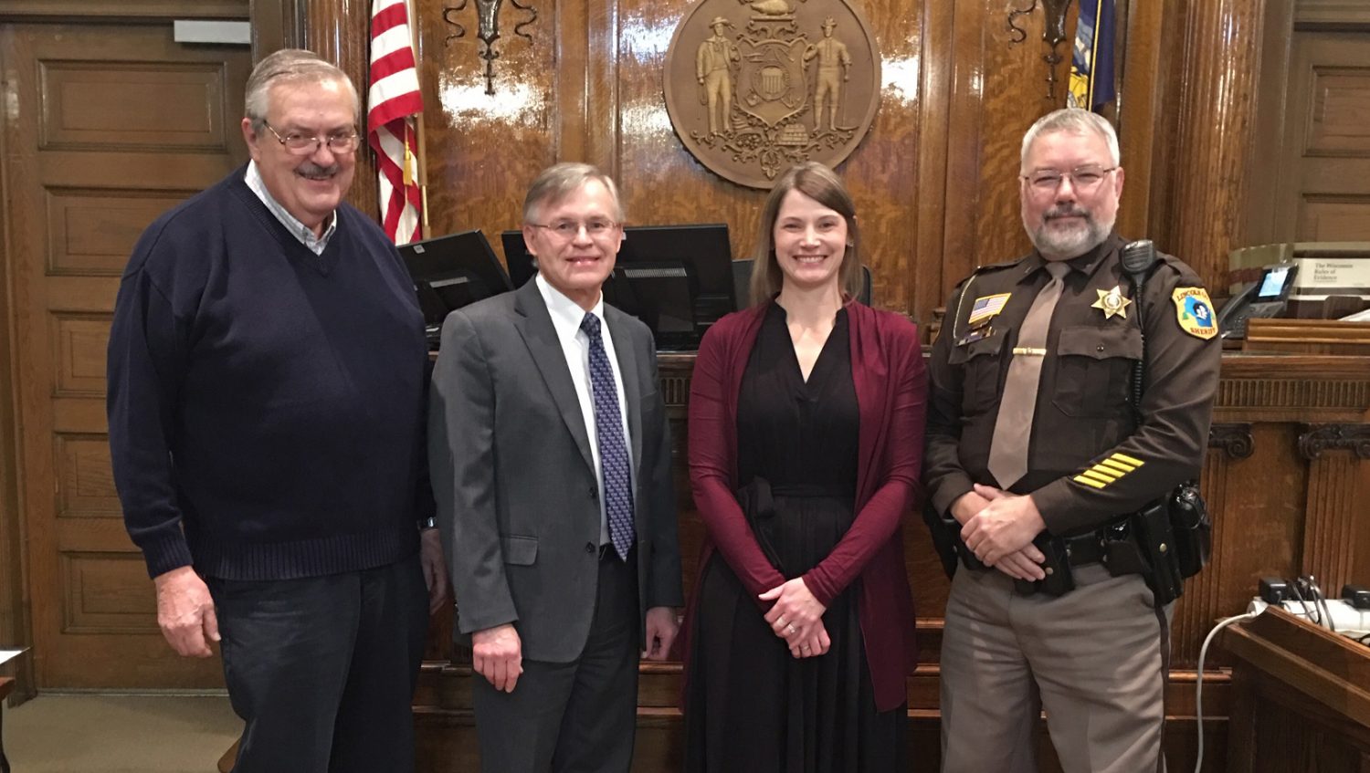 Newly-elected county officials take oath of office