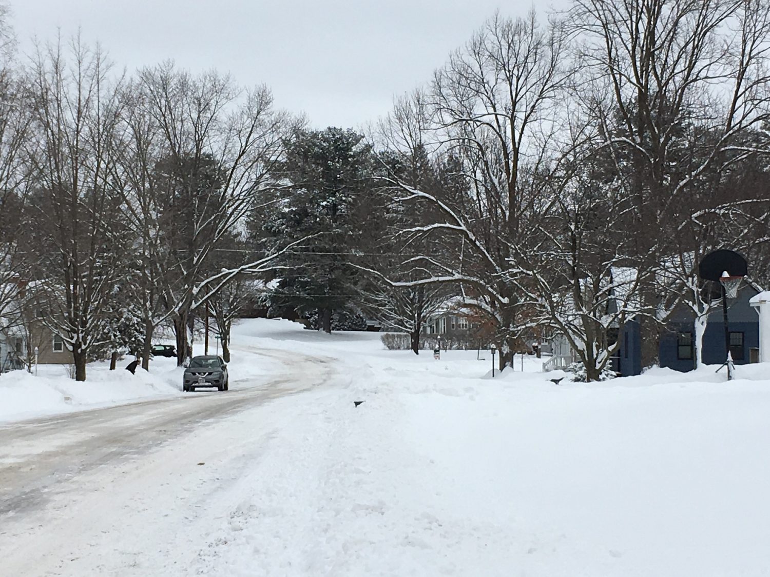 Merrill area catches brunt of winter storm, another on the way