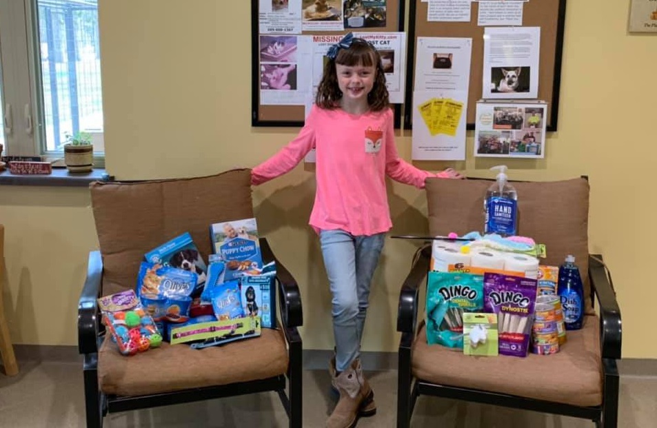 Local young lady chooses LCHS residents over birthday presents