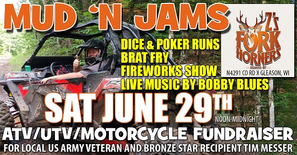 Mud ‘N Jams ride and brat fry set for Saturday