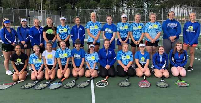 Tennis finishes 6th at WVC Meet