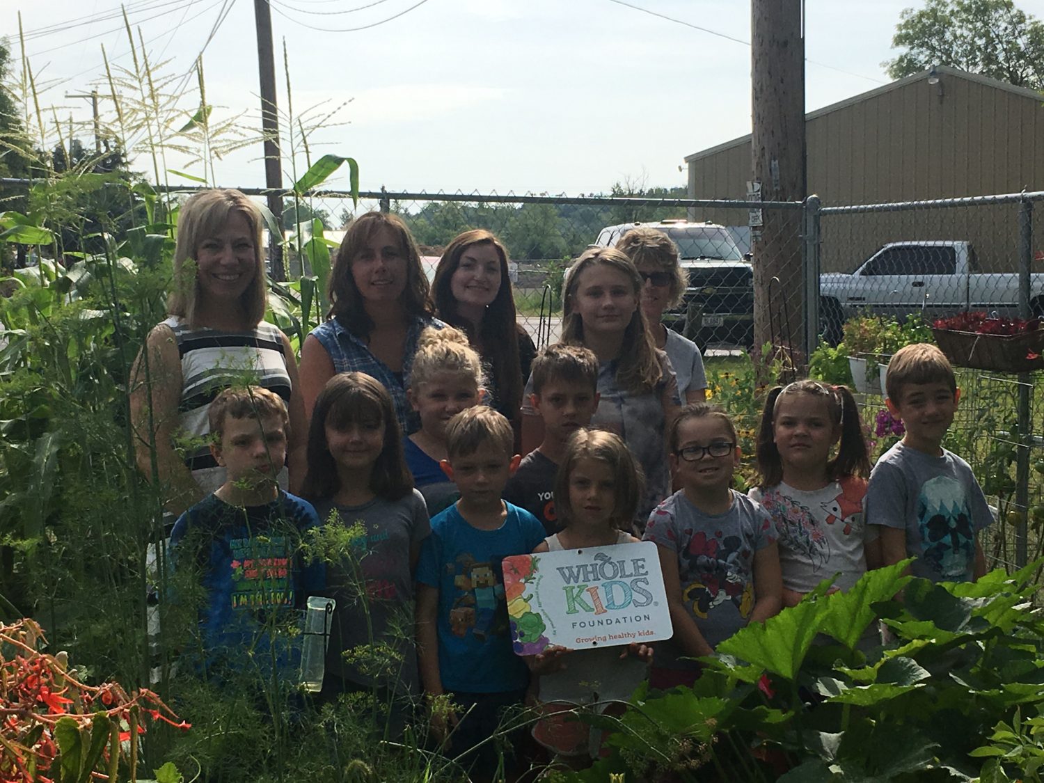 Parkside students showcase edible garden project
