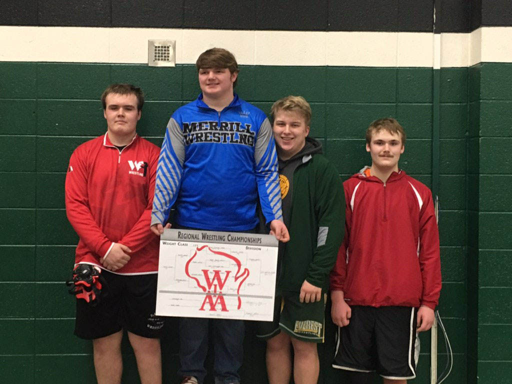 Four Merrill Wrestlers advance to sectional tournament