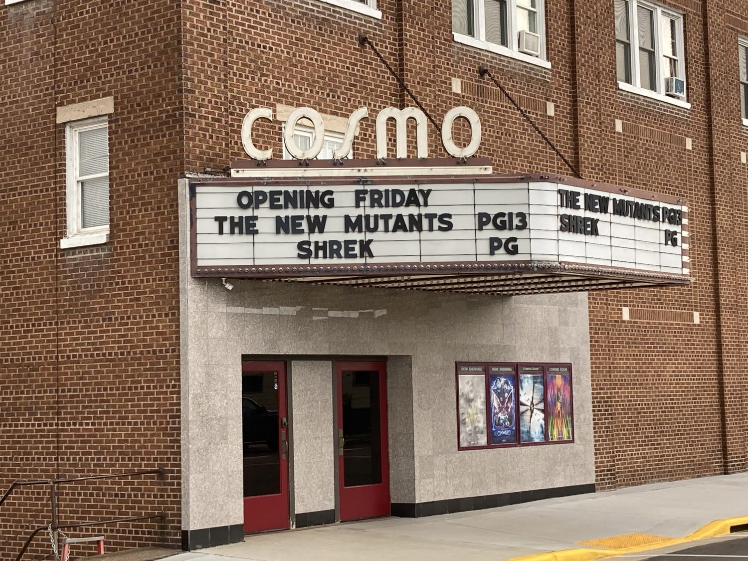 Cosmo Theatre to re-open Friday