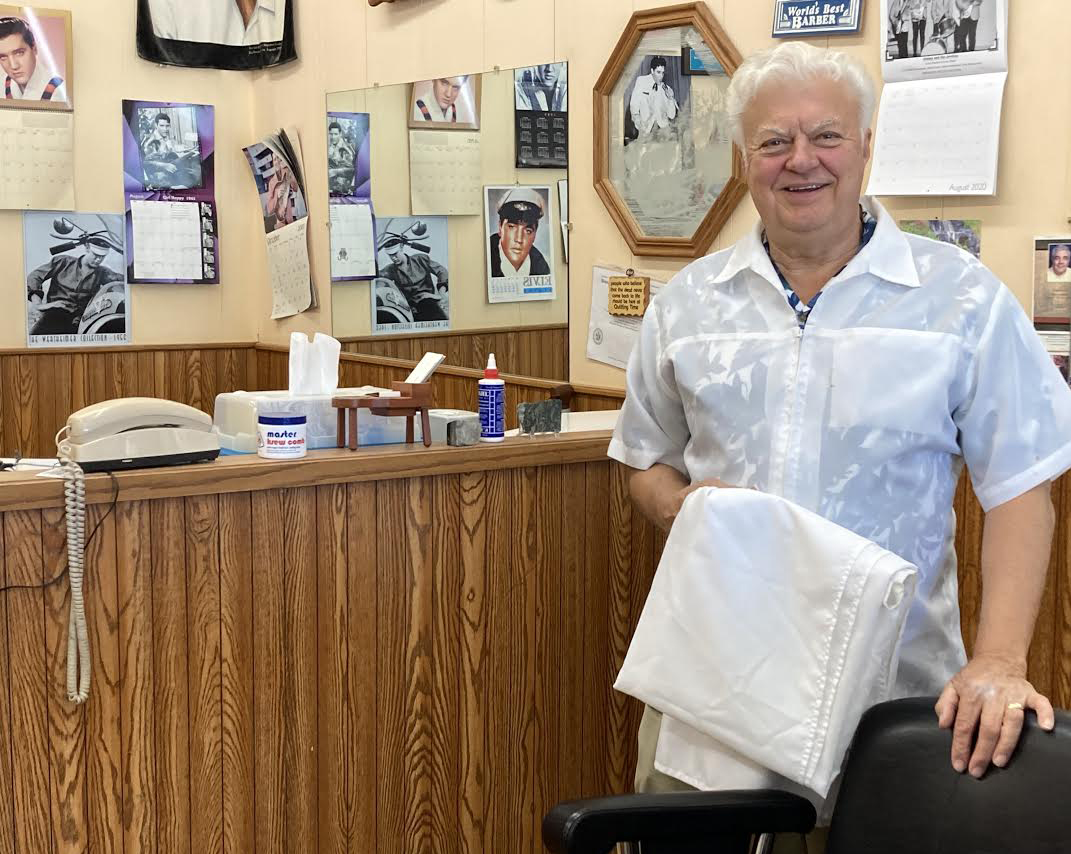 Local barber marks 40th year of service