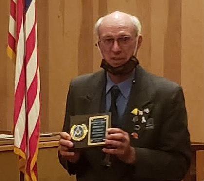 Seeger honored by local Masons for 30 years of service