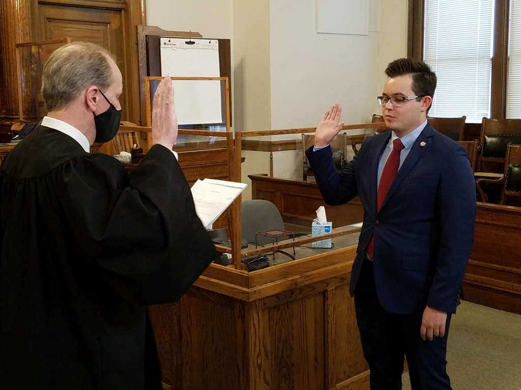 Callahan takes oath of office in district